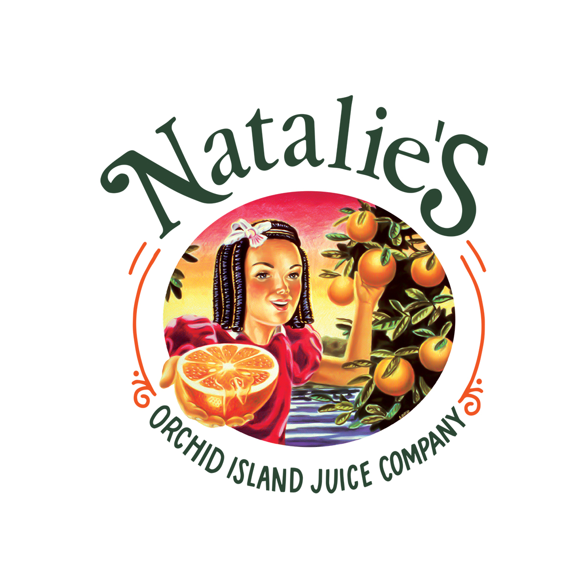 Natalie's Orchid Island logo