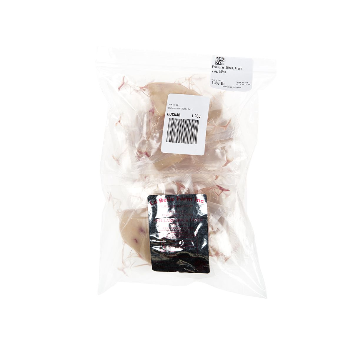 Individually Wrapped Foie Gras Slices | Foie Gras | Baldor Specialty Foods