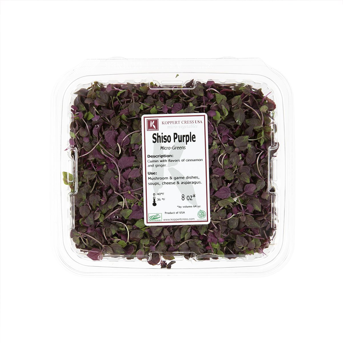 Micro Purple Shiso Leaves | Microgreens | Baldor Specialty Foods