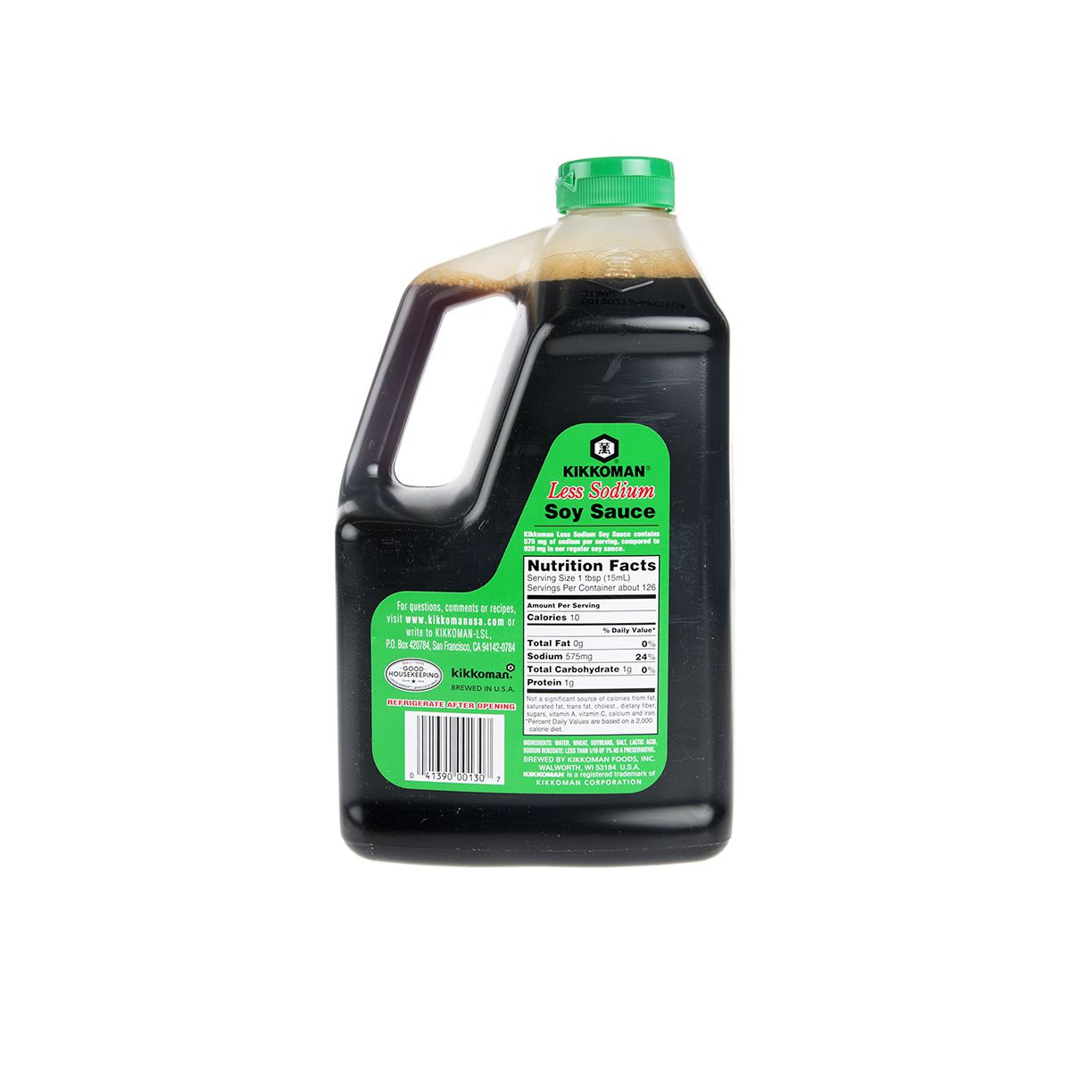 Kikkoman Low Sodium Soy Sauce Sauce & Condiments Baldor Specialty Foods