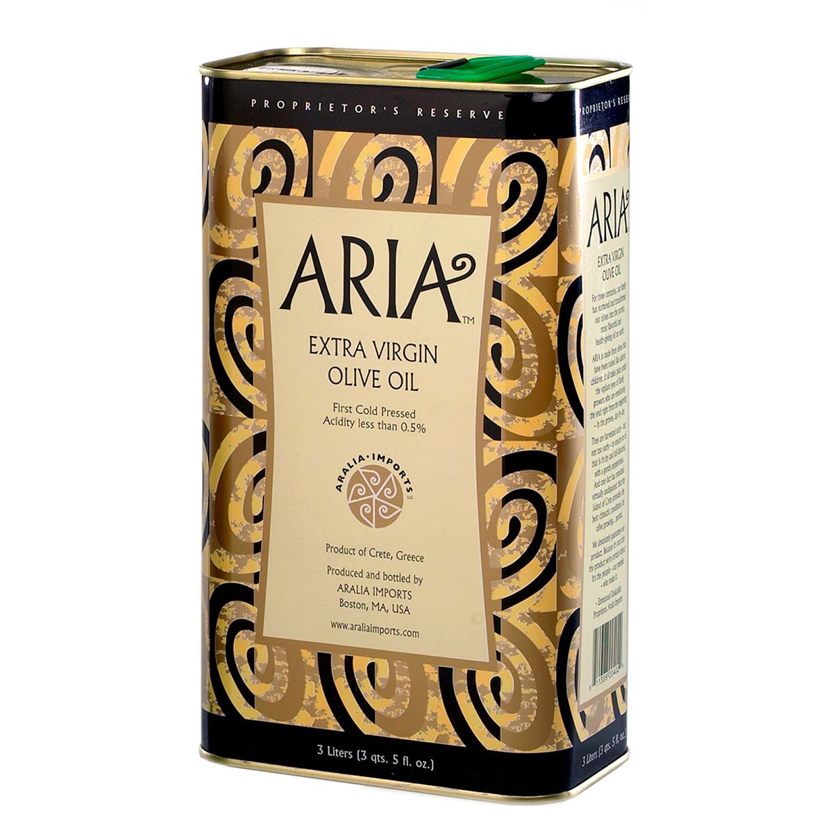 Aria Greek Extra Virgin Olive Oil Olive Oils Baldor Specialty Foods