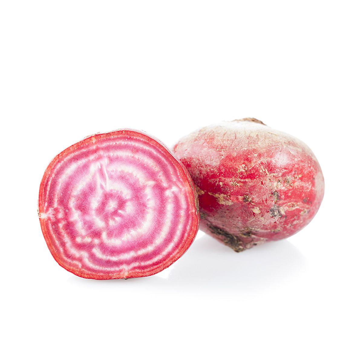 Large Candy Cane Beets Colored Beets Baldor Specialty Foods