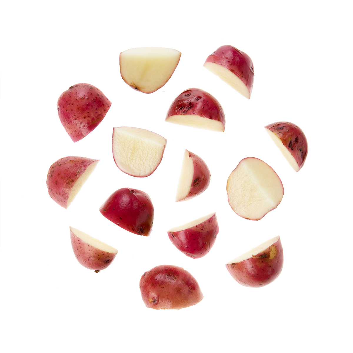 Quartered Red Potatoes Red Potatoes Baldor Specialty Foods