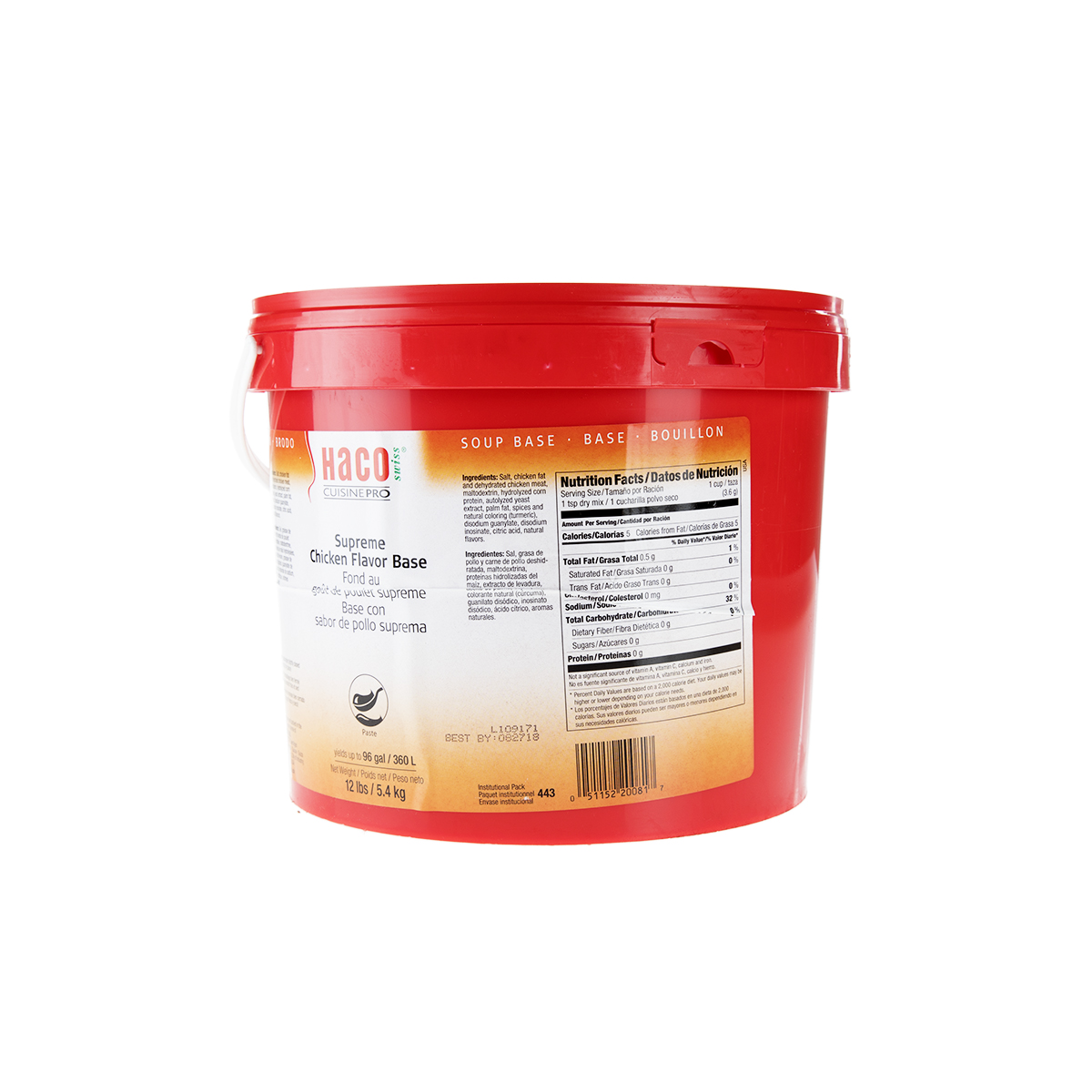 HACO Chicken Base Paste Stocks, Broth & Bases Baldor Specialty Foods