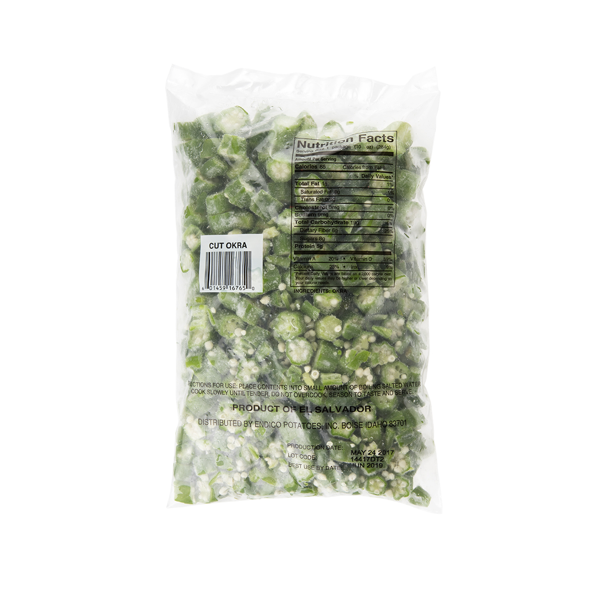 Frozen Cut Okra Tropical Specialty Other Baldor Specialty Foods