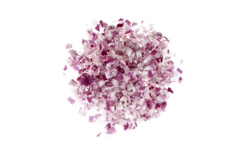 1/2" Diced Red Onions