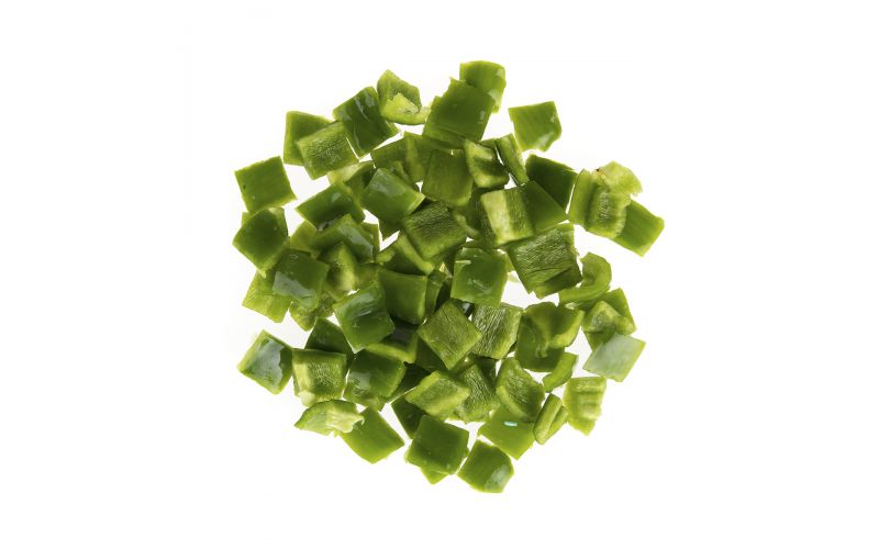 1" Diced Green Peppers