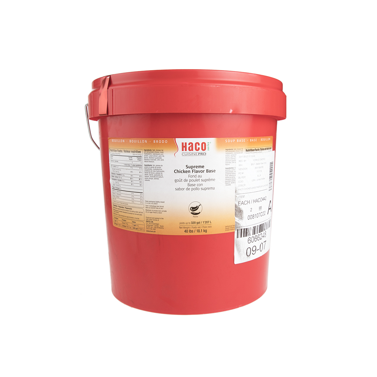 HACO Chicken Base Paste Stocks, Broth & Bases Baldor Specialty Foods