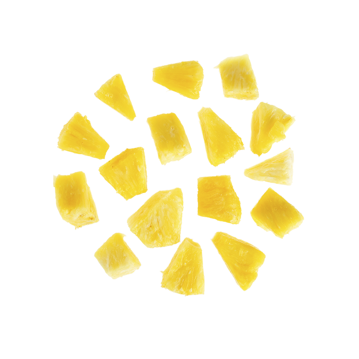 Frozen Organic Pineapple Chunks Pineapple Baldor Specialty Foods