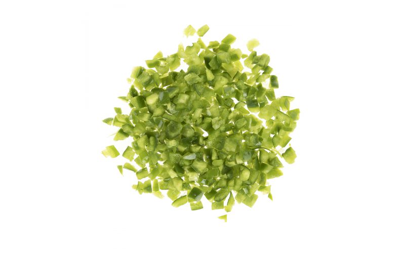 Diced Green Peppers 1/2"