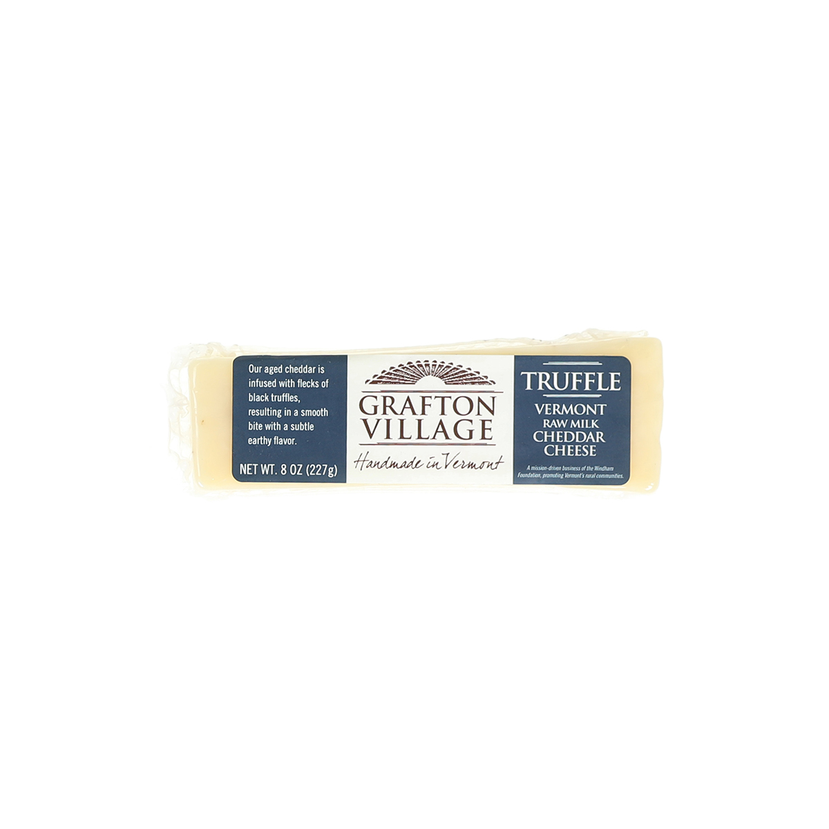 Grafton Truffle Cheddar Cheese Bar Cheddars & Jacks Baldor