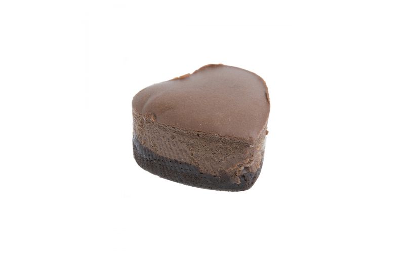 Heart Shaped 2 1/2" Chocolate Cheesecake Brownie