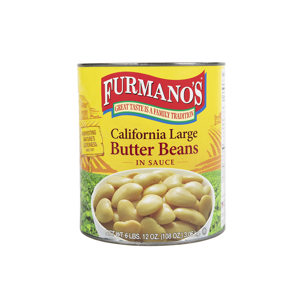 Canned Butter Beans Rice & Beans Baldor Specialty Foods