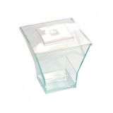 Precism Square Crystal Clear Lid With Décor