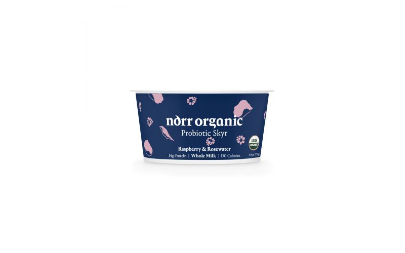 Organic Whole Milk Raspberry & Rosewater Skyr