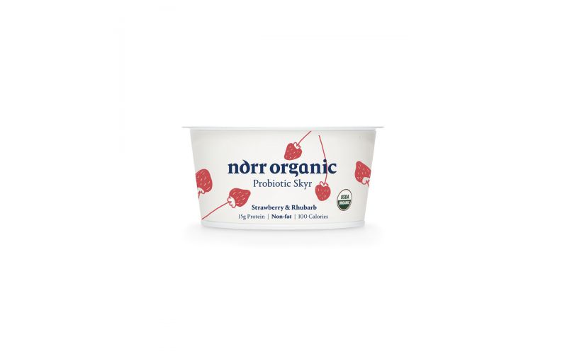 Organic Strawberry & Rhubarb Skyr Yogurt