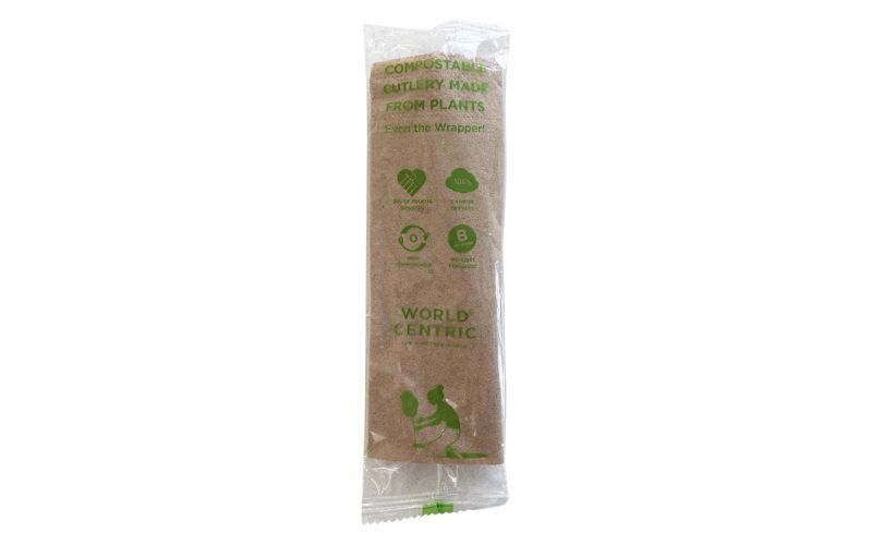 6 Compostable Wrapped Cutlery