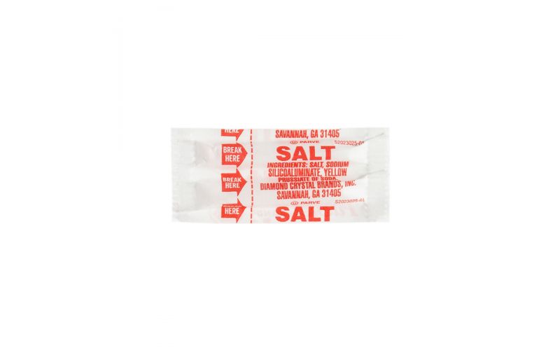 Fluted Salt Packets
