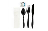 Wrapped Fork, Knife & Spoon Pack