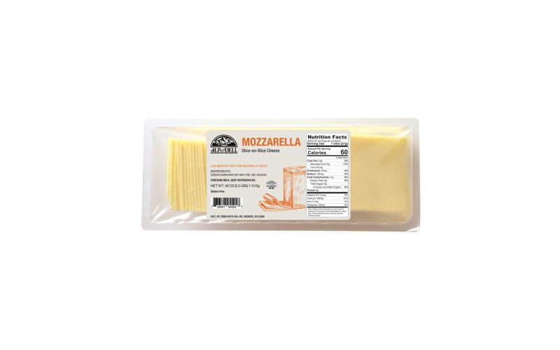 Sliced Mozzarella Cheese