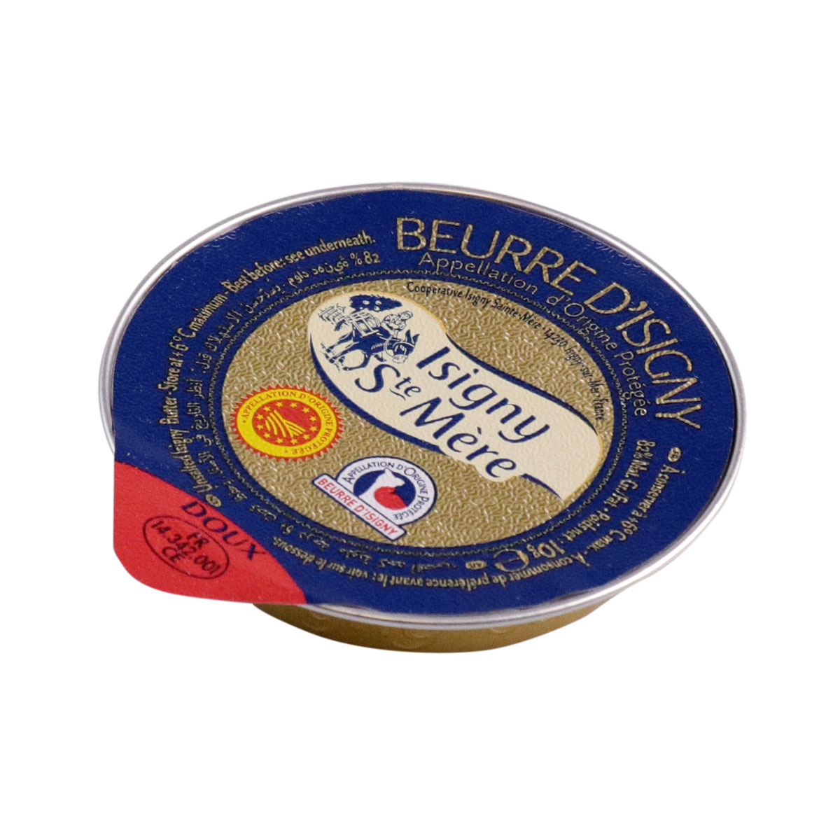 Isigny Sainte Mere Unsalted French Butter 10 GR | Dairy | Baldor ...