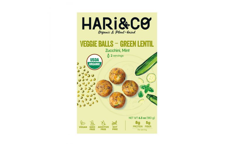 Green Lentil, Zucchini, & Mint Veggie Balls 12 PC