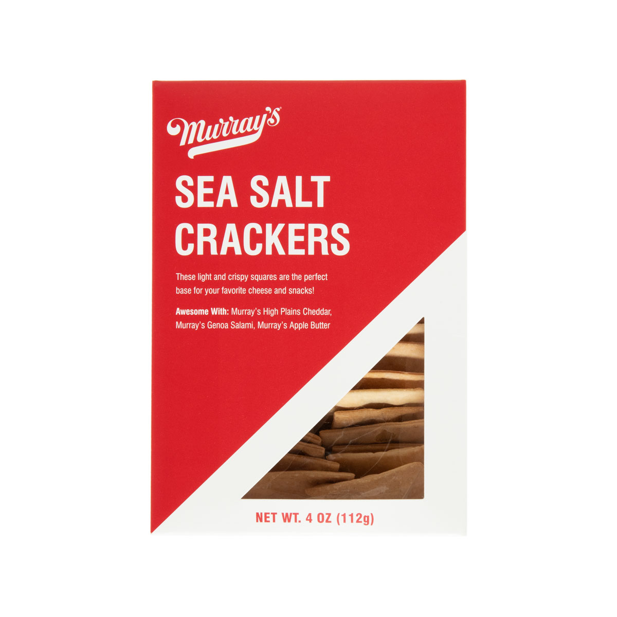 Murray's Sea Salt Crackers Cheese Baldor Specialty Foods