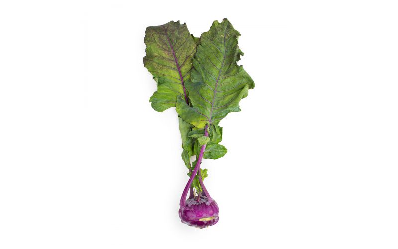 Organic Purple Kohlrabi