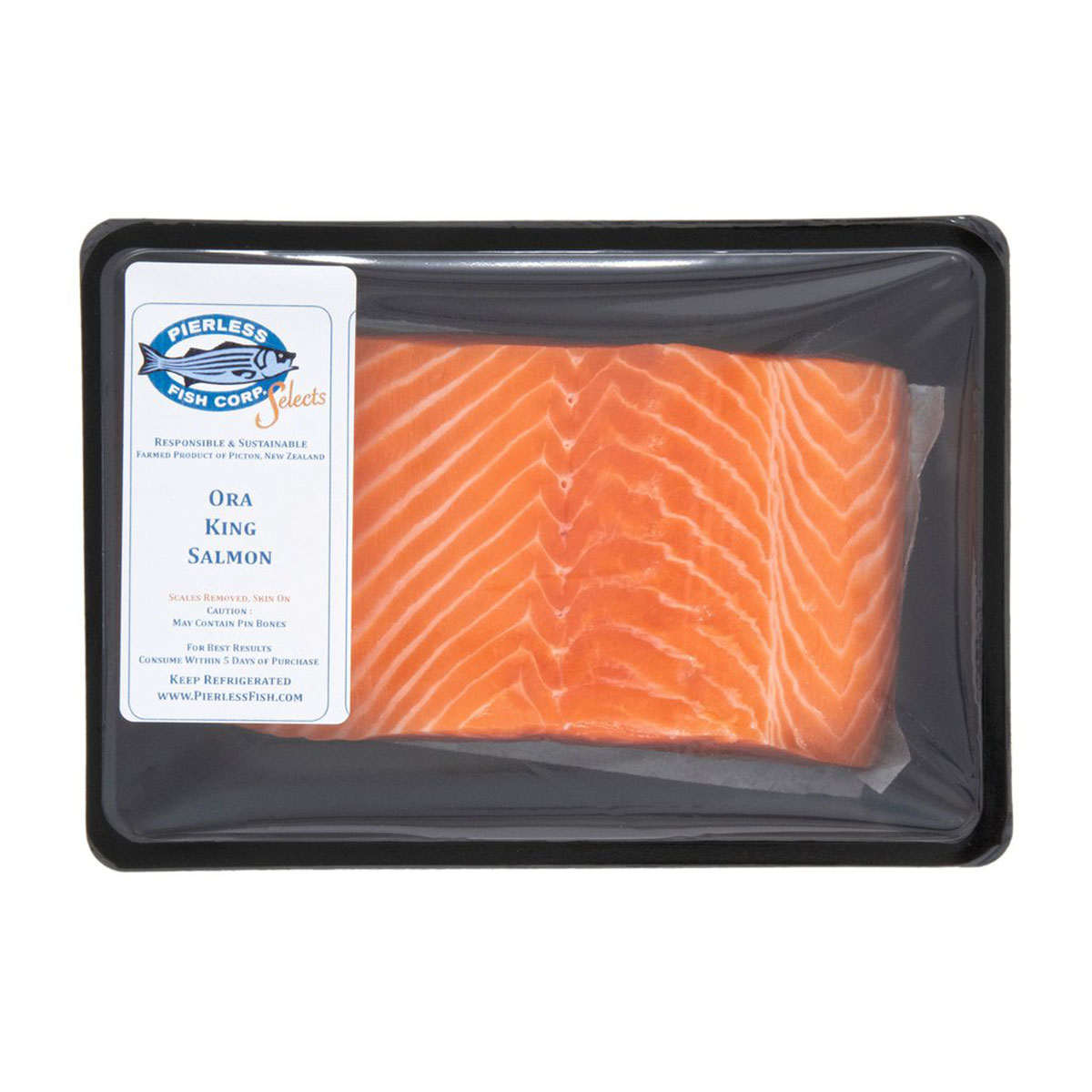 Farm Raised PBO Ora King Salmon 1 lb Salmon Baldor Specialty Foods
