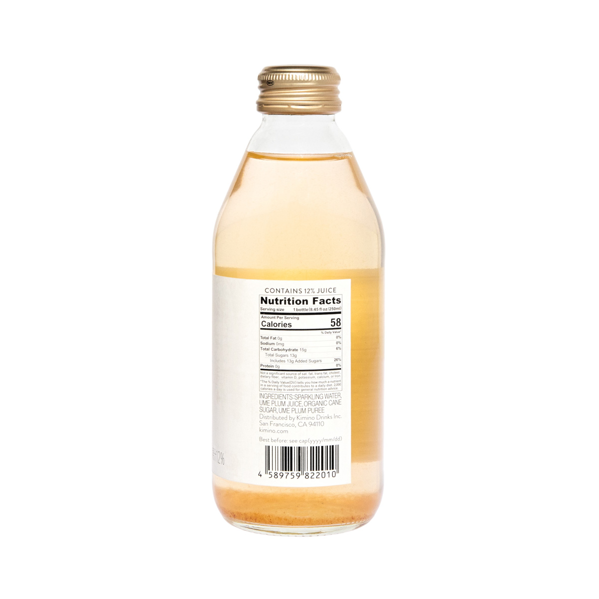 Sparkling Ume Juice Soda Baldor Specialty Foods