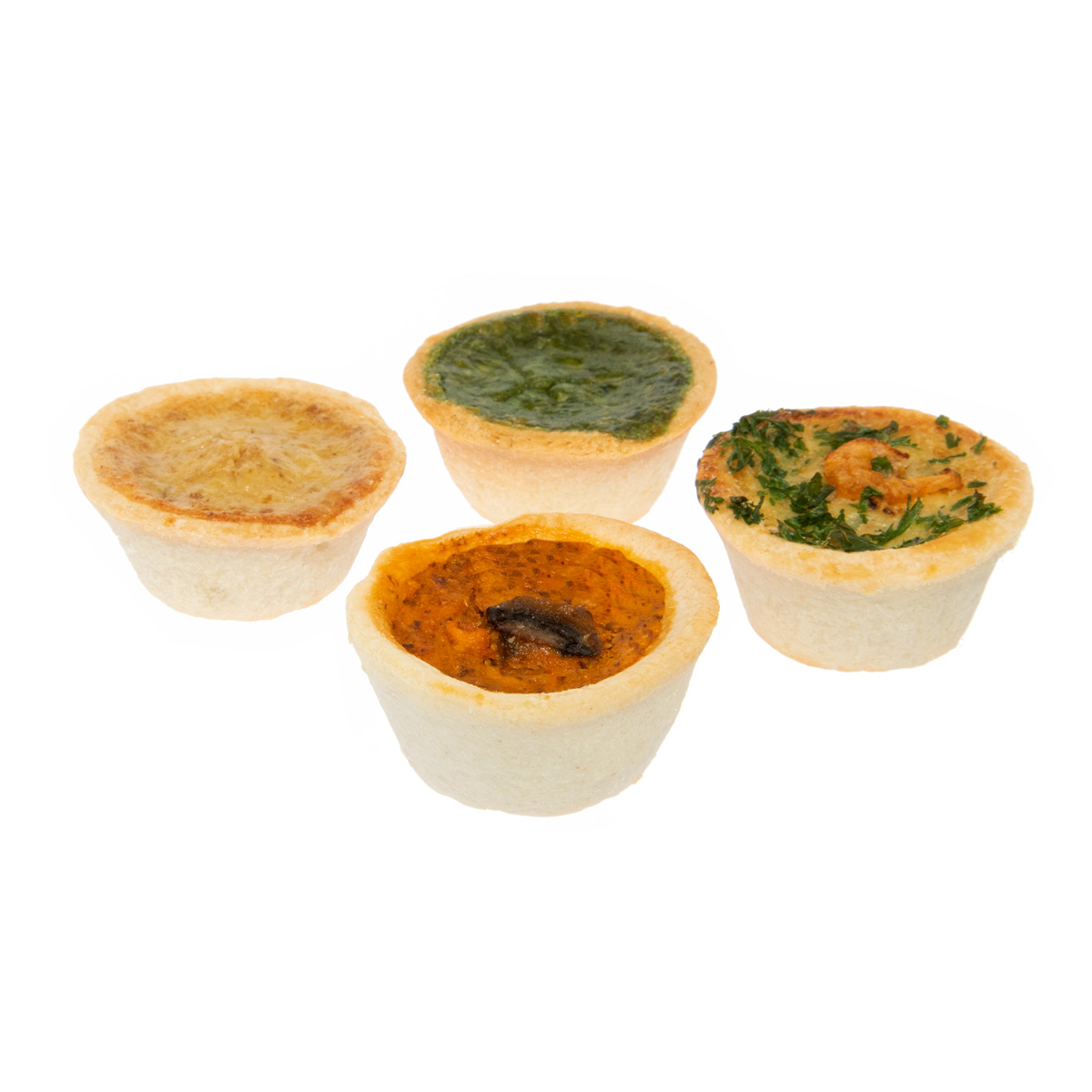 Assorted Mini Quiche Hors D'Oeuvres Baldor Specialty Foods