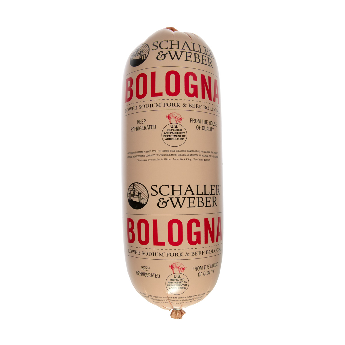 Lower Sodium Large Bologna Pork Sausage Baldor Specialty Foods