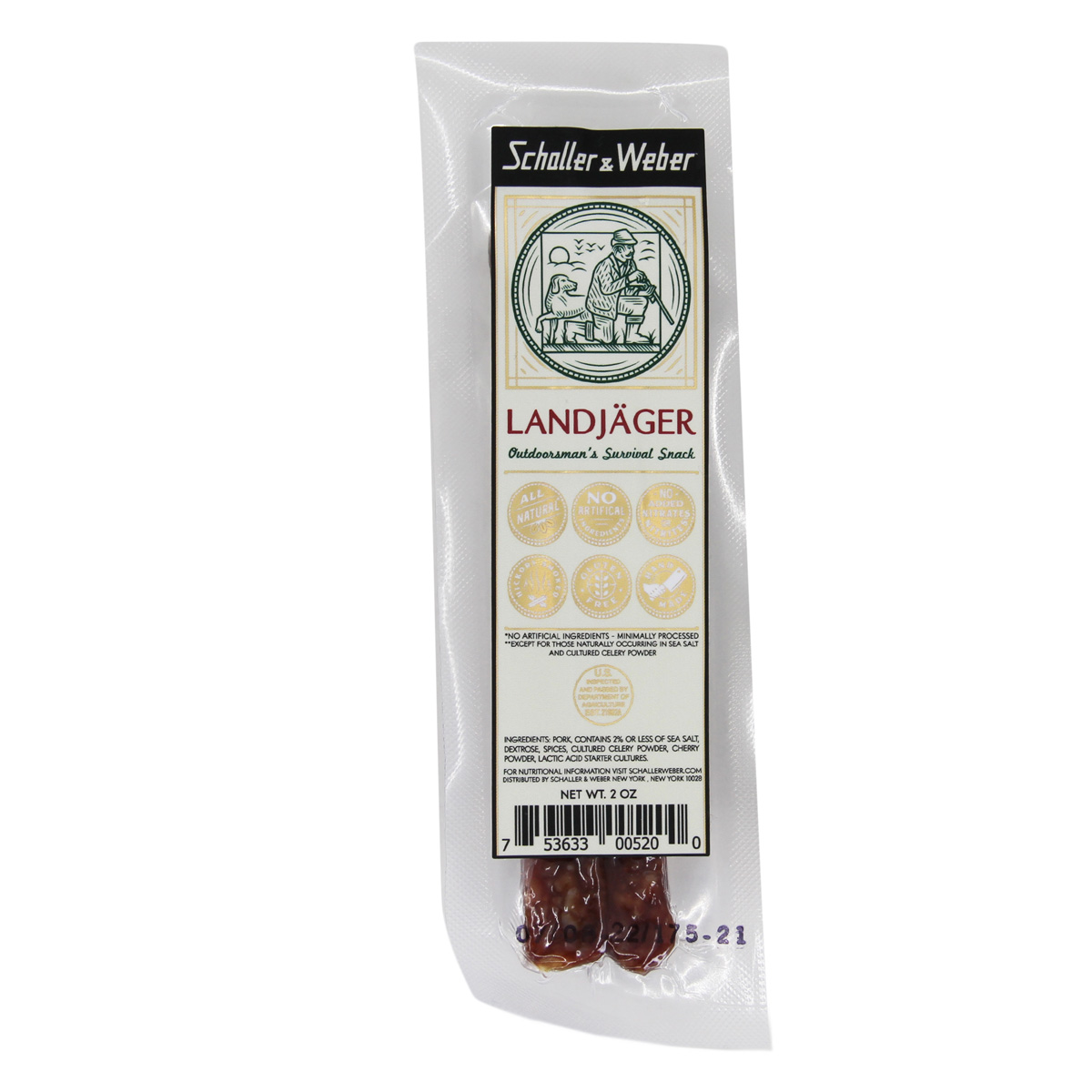 Landjaeger Sausage Smoked Meat Baldor Specialty Foods
