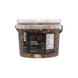 Pitted Black and Green Italian Mixed Olives