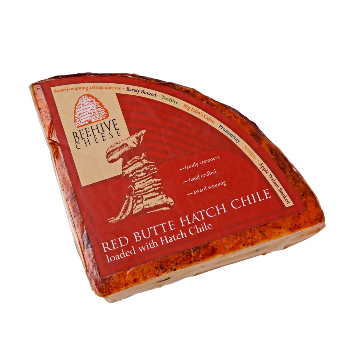 Red Butte Hatch Chile Cheese | Smoked &amp; Flavored | Baldor Specialty Foods