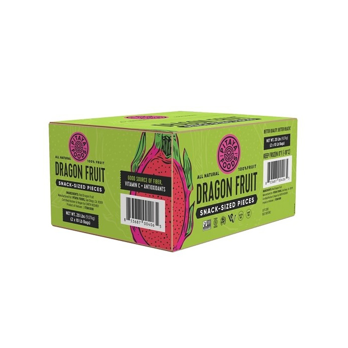 Frozen Pitaya/Dragon Fruit Cubes Fruit Purees Baldor Specialty Foods