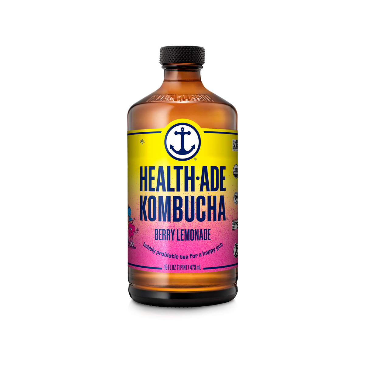 Organic Berry Lemonade Kombucha Soda Baldor Specialty Foods
