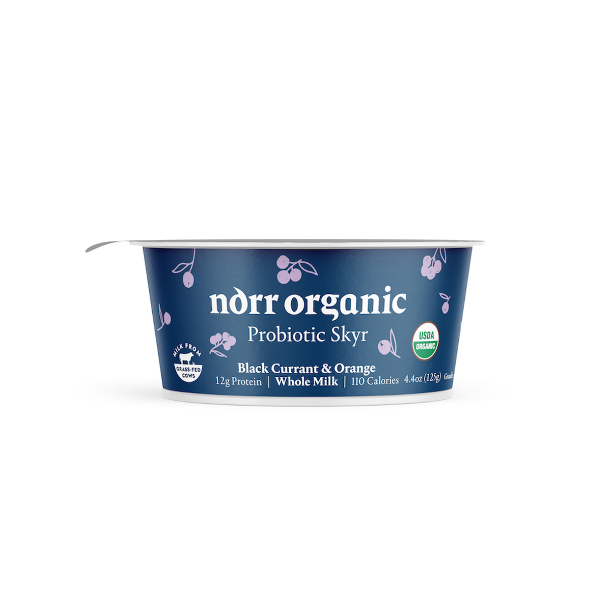 Org Whole Milk Black Currant & Blood Orange Skyr Greek Yogurt Baldor Specialty Foods