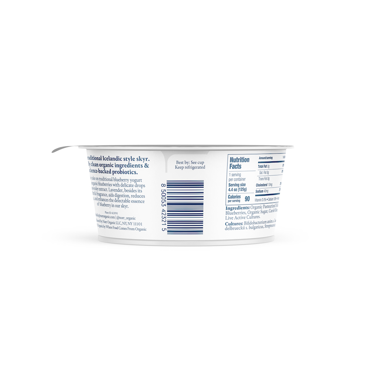 Organic Blueberry Lavender Skyr Yogurt | Greek Yogurt | Baldor ...