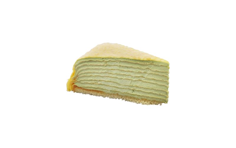 Matcha Crepe Cake Slices