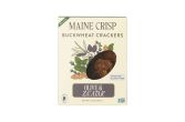 Maine Crisp Co Olive and Zaatar Crisps