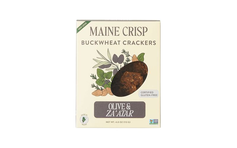Maine Crisp Co Olive and Zaatar Crisps
