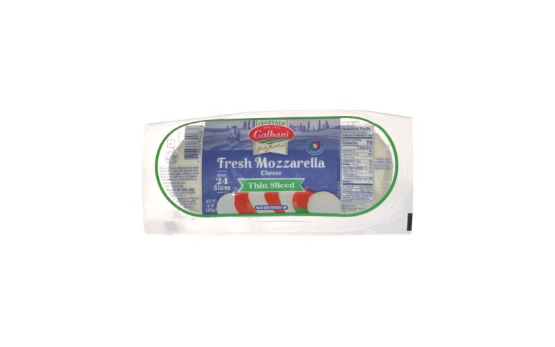 Sliced Mozzarella Cheese Logs
