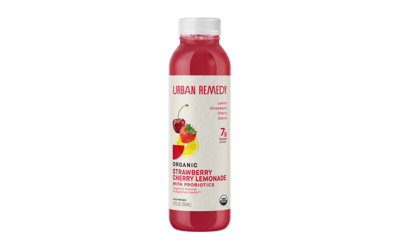 Strawberry Cherry Lemonade with Probiotics