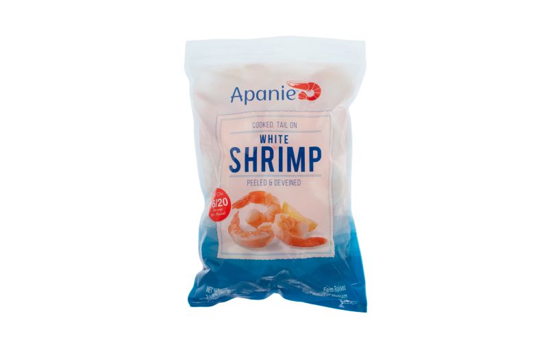 Frozen Cooked Peeled & Deveined Shrimp Tail On 16-20