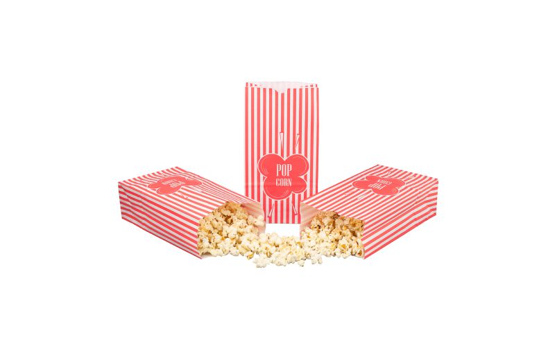 2 oz Red Paper Popcorn Bag