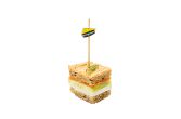 Yellow Bamboo Sandwich Skewer - 4in x.75in