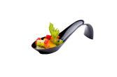 Black Plastic Stiletto Spoon