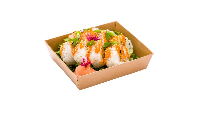 Kraft Paper Large Sushi Container