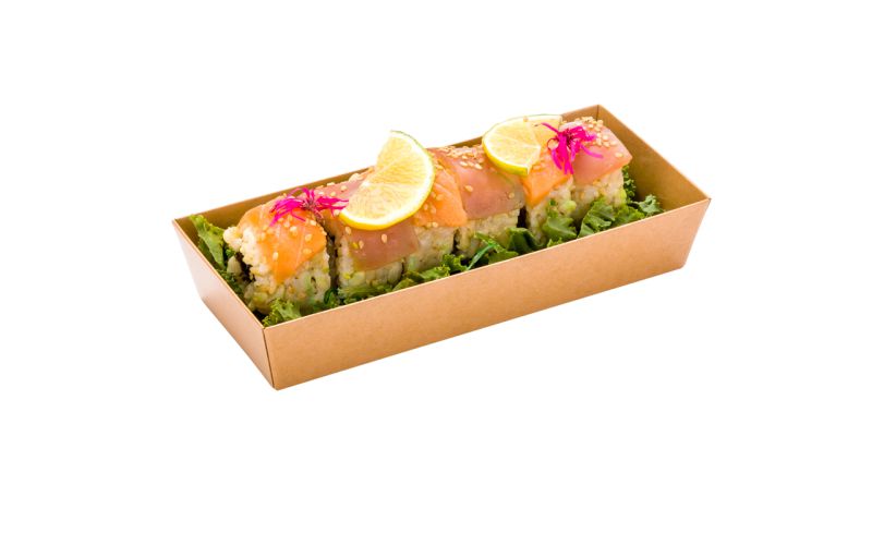 Rectangle Kraft Paper Large Sushi Container